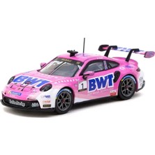 1/64 Ölçek Diecast Porsche 911 Gt3 Cup 992 Yarış Arabası - 2024 Mobil 1 Supercup BX-313333