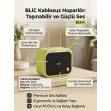 6W Rms Bluetooth 5.4 Taşınabilir Kablosuz Hoparlör