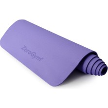 ZeroGym Profesyonel Yoga Matı 183cm x 61cm x 0,6cm Mor