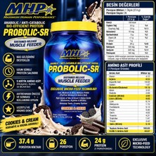 Mhp, Probolic-Sr Protein Pre & Post Workout & Glutamine & Arginine & Bcaa 972.4 G - Cookie Cream