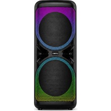 Hepu HP-985 Partybox Bluetooth Hoparlör – 2×6.5” Hoparlör, 20W Güç, Rgb Işık, Tws Destekli