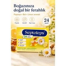 Septoleps Limon Aromalı, Zencefil ve Propolisli 24 Pastil (60 G)