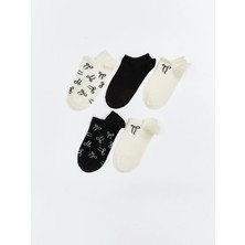 Lc Waikiki Yeni Sezon Fiyonk Desenli Kadın Sneaker Çorap 5'li