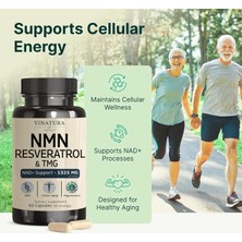 Vinatura Vınatura Nmn 1325 Mg Nmn 1000MG With Resveratrol And Tmg Nad+ 60 Caps