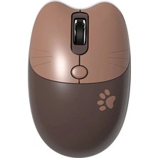 Mofii Mofıı M3 Kablosuz Mouse 2.4g Sessiz Kedi Tasarımlı Sevimli Mouse 1600 Dpı