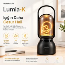 Lumia-K Venandin Z15-K Lumia-K LED Lıght Işıklı Dekoratif Lambalı Bluetooth Hoparlör