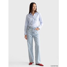 Lc Waikiki Yeni Sezon Mavi Yüksek Bel Straight Fit Kadın Jean Pantolon