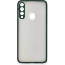 Northcity Huawei Y6P Uyumlu Kılıf Montreal Silikon Kapak - Yeşil