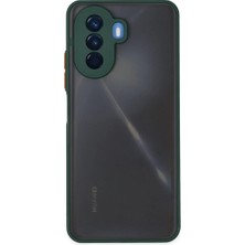 Northcity Huawei Nova Y70 Uyumlu Kılıf Montreal Silikon Kapak - Yeşil