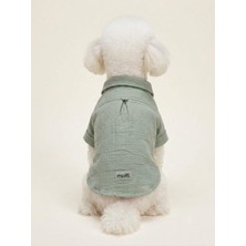 Moffi Pamuklu Kedi ve Küçük Irk Köpek Gömleği