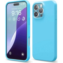 Northcity Apple iPhone 16 Pro Max Uyumlu Kılıf Nano Içi Kadife Silikon - Mavi