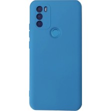 Northcity General Mobile Gm 21 Plus Kılıf Nano Içi Kadife Silikon - Mavi