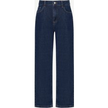 Yargıcı Denim Straight Yüksek Bel Pantolon