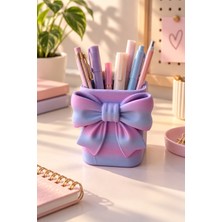 Neo Gift Sakura Fiyonk Detaylı Masa Üstü Kalemlik | Kız Çocuk Odası Dekoratif Kalemlik