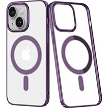 Northcity Apple iPhone 14 Plus Uyumlu Kılıf Element Magneticsafe Sert Kapak - Mor