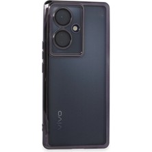 Northcity Vivo V29 Lite Uyumlu Kılıf Lensli Silikon - Mor