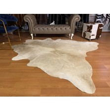 Fiesta Leather Art Hakiki Deri Dana Postu - Krem - 195 x 220 cm - 2260501000023
