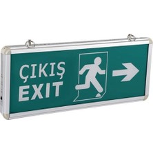 Cata CT-9170 Ledli Exıt Armatür - Acil Çıkış Levhası (3 Saat Şarjlı)