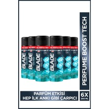 Blade Cool Fresh Erkek Alüminyumsuz Deodorant 6x200 Ml Hızlı Kurur, Leke Bırakmaz