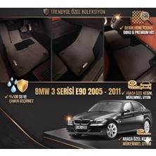 Feyza Oto Bmw 3 Serisi E90 2004 - 2011 Arası Araca Özel Eva Paspas Takımı Metal Topukluk ve 2 Adet Metal Premıum Logo Hediyeli Siparişten Sonra Renk Belirtiniz Feyza Mat
