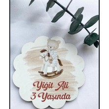 LMS Gift Ahşap Magnet Doğum Günü Hediyeliği (20 Adet)