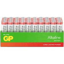 Gp G-Tech LR03 Aaa Boy Red Alkalin Ince Kalem Pil 40'lı Paket GP24ARETA21-2GST40
