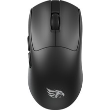 Gameagle PROX-59B Prox Bluetooth-Kablosuz-Kablolu Şarjlı 12800 Dpı Hafif 59GR Gaming Mouse Oyuncu Mouse Siyah