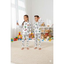 Bebelove Boyanabilir Çocuk Pijaması – Eğitici, Eğlenceli, Pamuklu Pijama Takımı