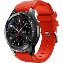 Dmay Qcy Watch Gt / Gt 2 / Gs / Gs 2 / Gts / Gtc / Qcy Active Gt / Gx Uyumlu Tokalı Çapraz Çizgili Silikon Kordon 22