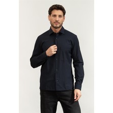 Boss P-Leo-Kent-1p-C Men's Shirt Blue