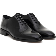 Cacharel Black Microlight Sole 100% Leather Tuxedo Shoes