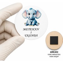LMS Gift Ahşap Magnet 20 Adet | Doğum Günü | Mevlid | Sünnet | Yeni Doğan Hediyesi