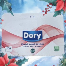 Dory Klozet Kapak Örtüsü Kağıdı (1 Koli - 20 Paket - 4000 Adet)