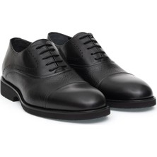 Cacharel Black Eva Sole 100% Leather Classic Shoes
