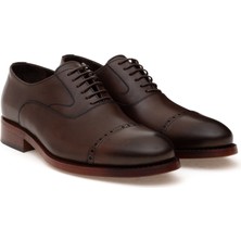 Cacharel Brown Leather Sole 100% Leather Classic Shoes