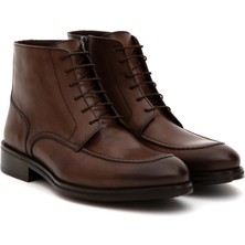 Cacharel Brown Microlight Sole 100% Leather Boots