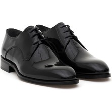 Cacharel Black Microlight Sole 100% Leather Tuxedo Shoes