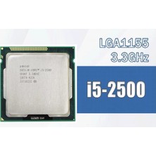Intel Core I5-2500 3.30GHZ 3.70GHZ 6mb 1155P Cpu Tray