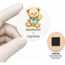 LMS Gift Ahşap Magnet 20 Adet | Doğum Günü | Mevlid | Sünnet | Yeni Doğan Hediyesi