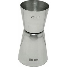 Weather Forecast Çelik İkili Jigger 20 ml - 40 ml Bar Kokteyl Bardak CIN437 Şık Tasarım ve Dayanıklı Malzeme