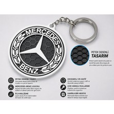 Mercedes-Benz Petek Desenli Anahtarlık