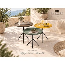 Quattro Home Riva 110 Üçlü Zigon Sehpa
