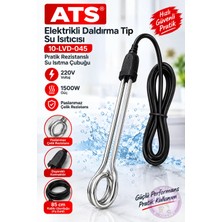 ATS Kaliteli Kromajlı Su Isıtıcı / Kova Su Isıtıcı / Daldırma Su Isıtıcı / Su Isıtma Rezistansı