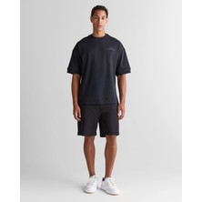 Gant Men's Black Regular Fit Logo Shorts