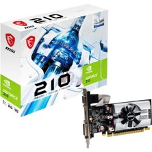 MSI Msı Geforce N210-1GD3/LP 1gb Ddr3 64BIT 1xvga 1xhdmı 1xdvı Ekran Kartı