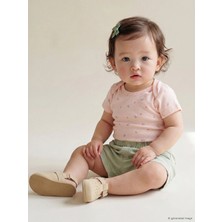 Lc Waikiki Yeni Sezon Yeşil Kız Bebek Gabardin Şort
