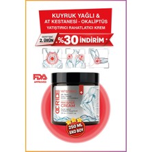 Ocride Kuyruk Yağı - At Kestanesi - Mentol - Okaliptüs | Yatıştırıcı ve Ferahlatıcı Masaj Kremi 250ML