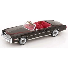 1:18 Ölçek Mcg 1976 Cadillac Eldorado Convertible Diecast Metal Minyatür Model Araba 25CM