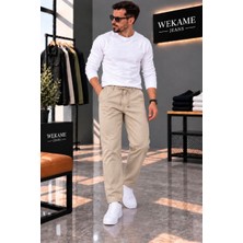 Wkm Erkek Regular Fit Jogger Kumaş Pantolon