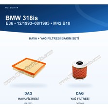 Bmw 3 (E36) Hava+Yağ Filtre Bakım Seti